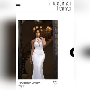 Elegant White Lace Halter Wedding Dress